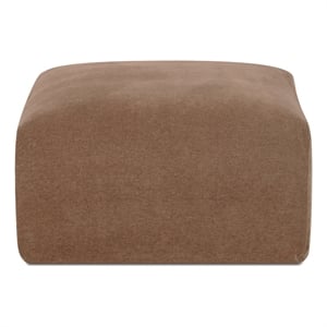 Moe's Home Collection Isla Ottomans Fabric Brown