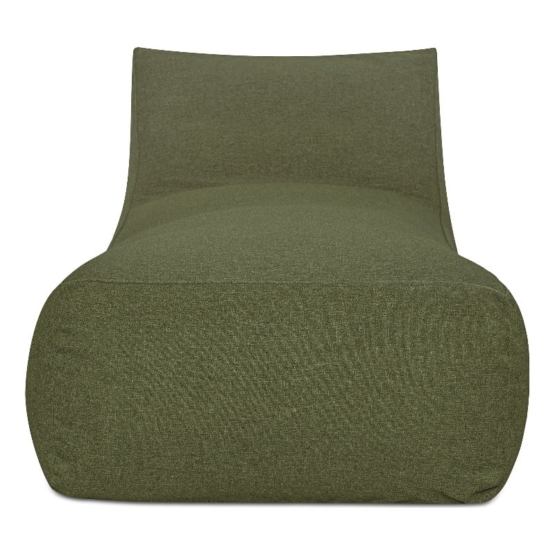 Moe's Home Collection Lirio Chaises Fabric Green