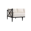 Moe's Home Collection Willow Outdoor Sofas Fabric White