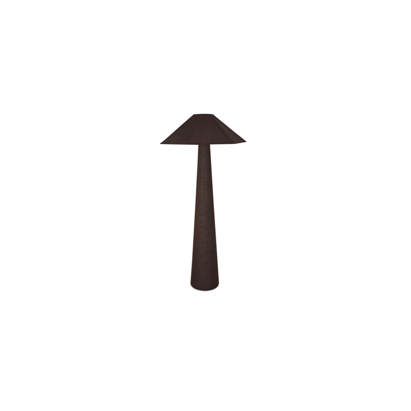 Moe's Home Collection Gigi Floor Lamps Fabric Brown