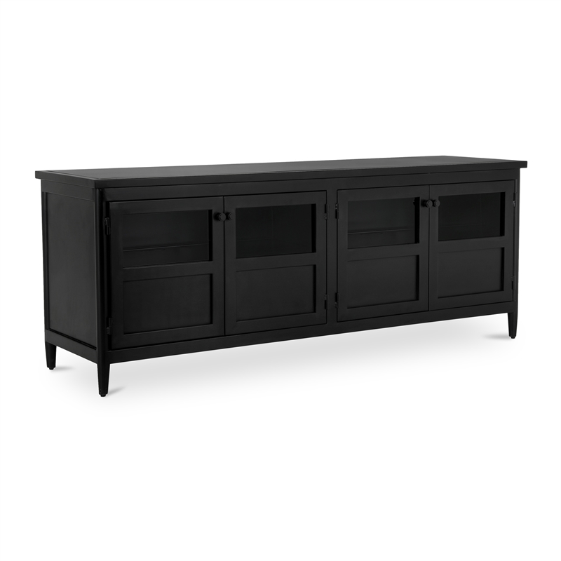 Moe's Home Collection Henry Media Units Metal Black