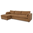 Moe's Home Collection Burrow Modular Sectionals Fabric Brown