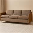 Moe's Home Collection Teller Sofas Fabric Brown