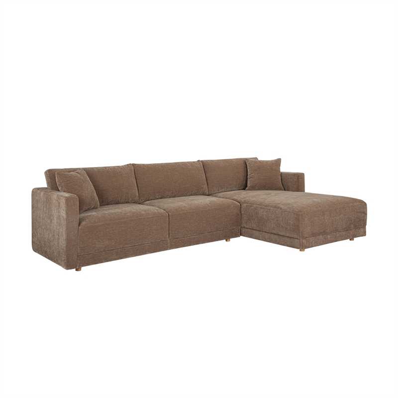 Moe's Home Collection Bryn Sectionals Fabric Brown