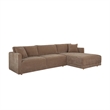 Moe's Home Collection Bryn Sectionals Fabric Brown