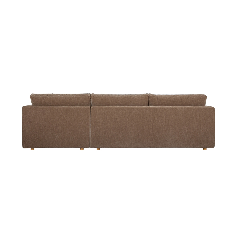 Moe's Home Collection Bryn Sectionals Fabric Brown