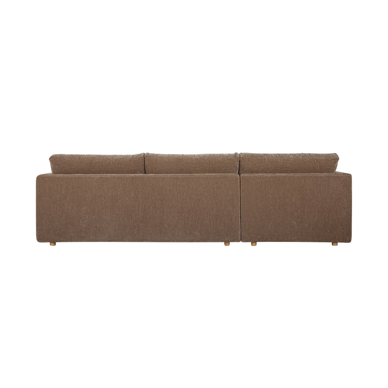 Moe's Home Collection Bryn Sectionals Fabric Brown