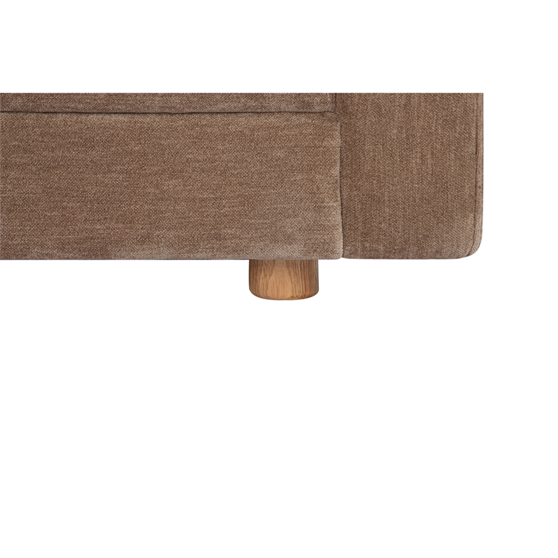 Moe's Home Collection Bryn Sectionals Fabric Brown