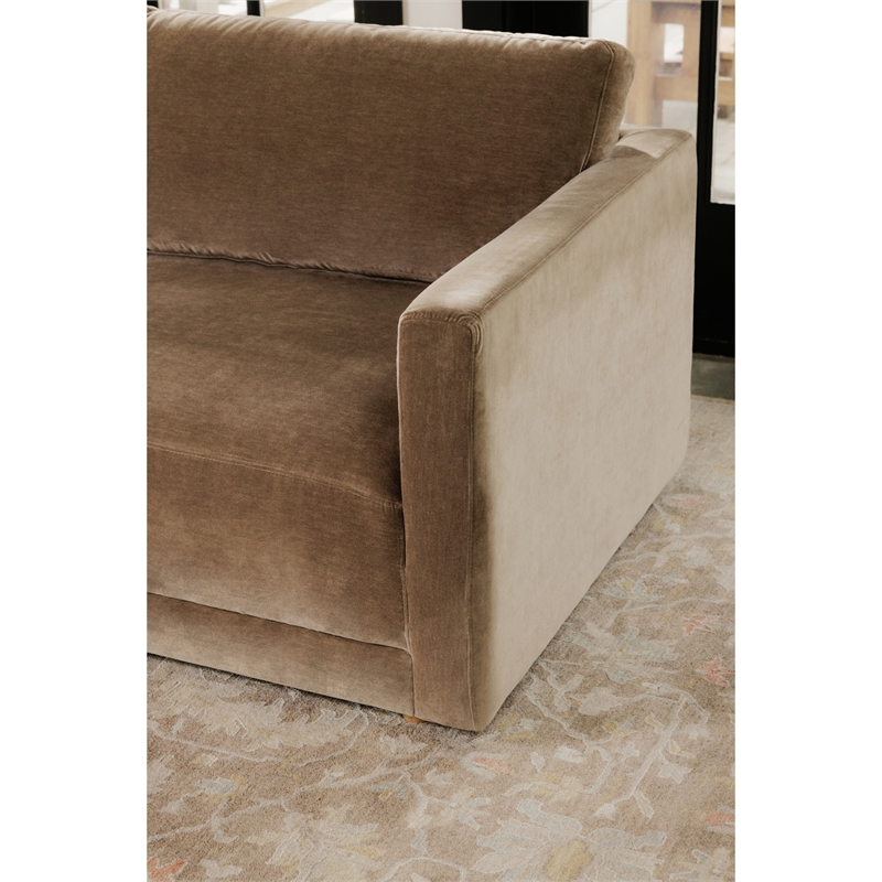 Moe's Home Collection Bryn Sectionals Fabric Brown