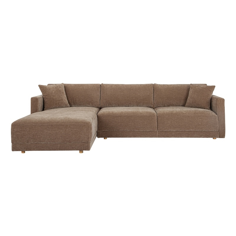 Moe's Home Collection Bryn Sectionals Fabric Brown
