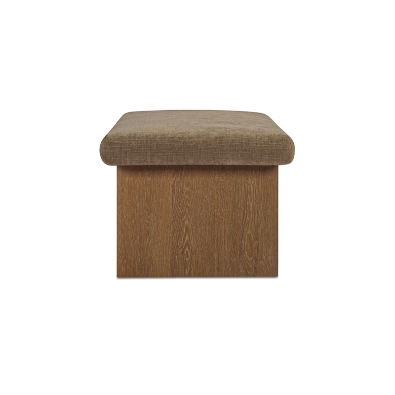 Moe's Home Collection Gemma Benches Fabric Tan