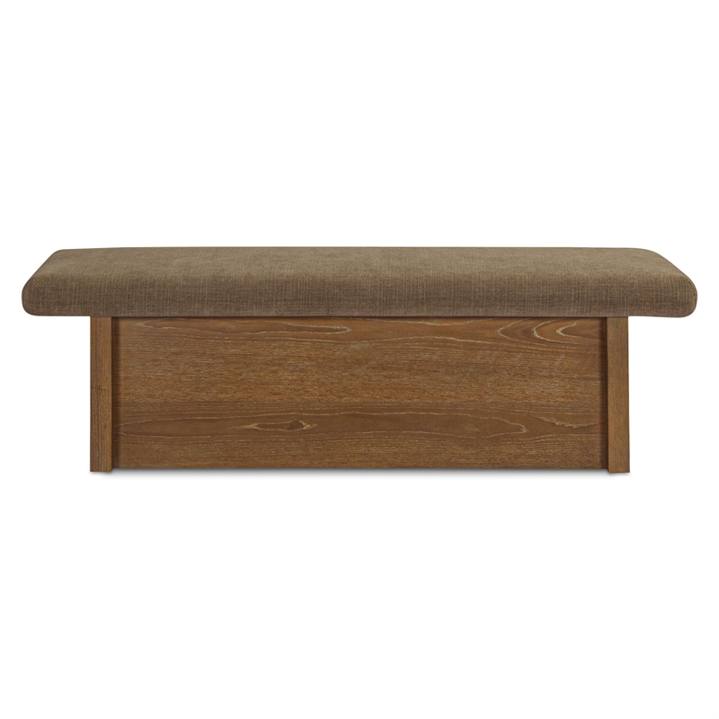 Moe's Home Collection Gemma Benches Fabric Tan