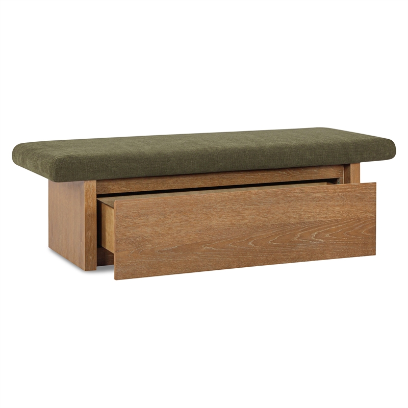 Moe's Home Collection Gemma Benches Fabric Green