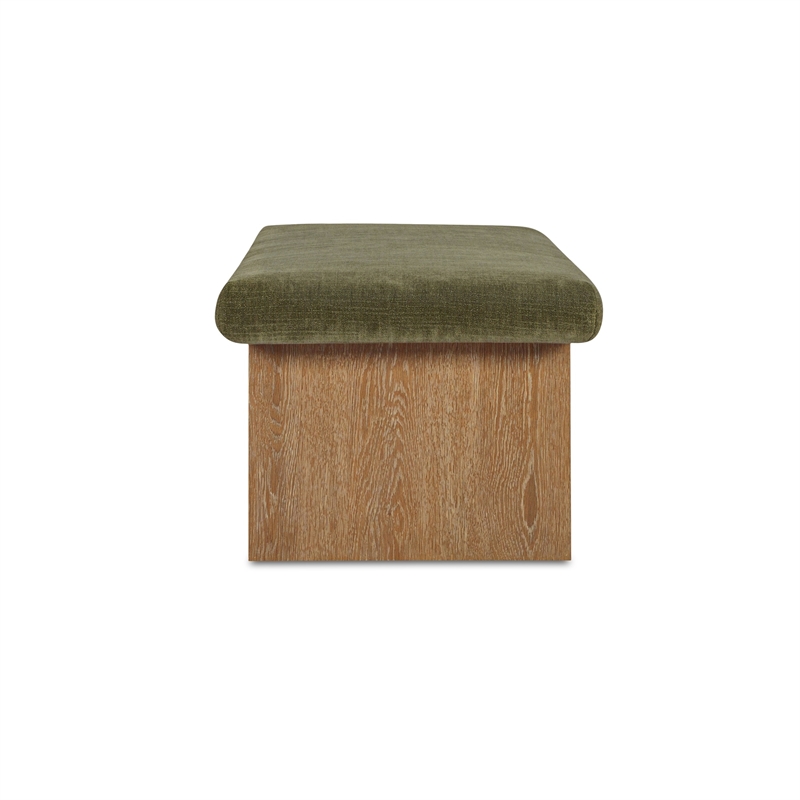 Moe's Home Collection Gemma Benches Fabric Green