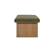 Moe's Home Collection Gemma Benches Fabric Green