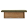 Moe's Home Collection Gemma Benches Fabric Green