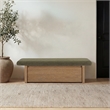 Moe's Home Collection Gemma Benches Fabric Green