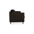 Moe's Home Collection Teller Sofas Fabric Black
