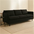 Moe's Home Collection Teller Sofas Fabric Black