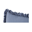 Moe's Home Collection Betty Pillows Fabric Blue