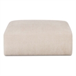 Moe's Home Collection Matina Ottomans Fabric Beige