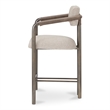 Moe's Home Collection Cassidy Counter Stools Fabric Brown