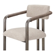 Moe's Home Collection Cassidy Counter Stools Fabric Brown