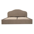 Moe's Home Collection Maggie Storage Beds Fabric Tan