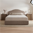 Moe's Home Collection Maggie Storage Beds Fabric Tan