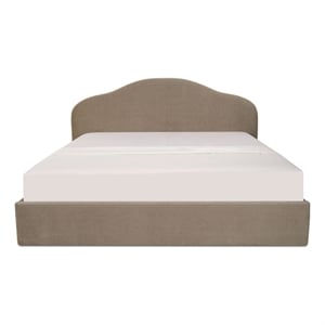 Moe's Home Collection Maggie Storage Beds Fabric Tan