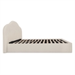 Moe's Home Collection Maggie Storage Beds Fabric White