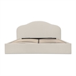 Moe's Home Collection Maggie Storage Beds Fabric White