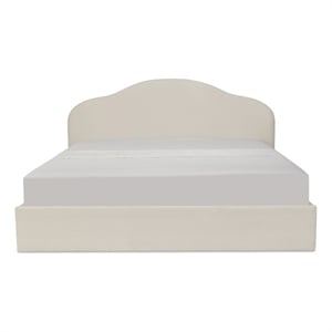 Moe's Home Collection Maggie Storage Beds Fabric White
