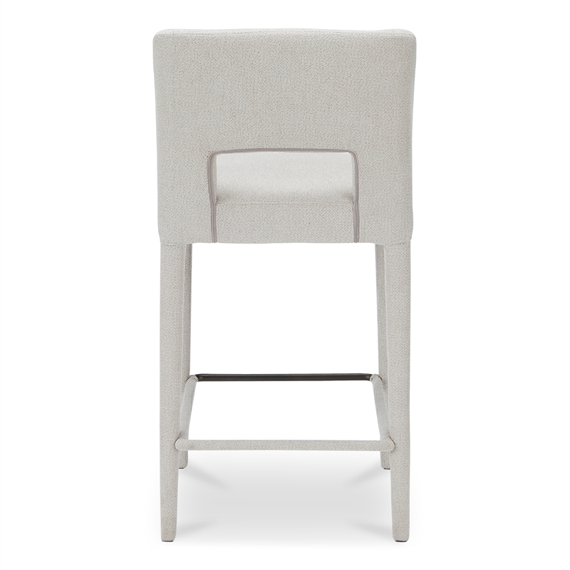 Moe's Home Collection Joyce Counter Stools Fabric Beige
