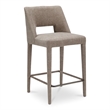 Moe's Home Collection Joyce Counter Stools Fabric Brown