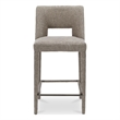 Moe's Home Collection Joyce Counter Stools Fabric Brown