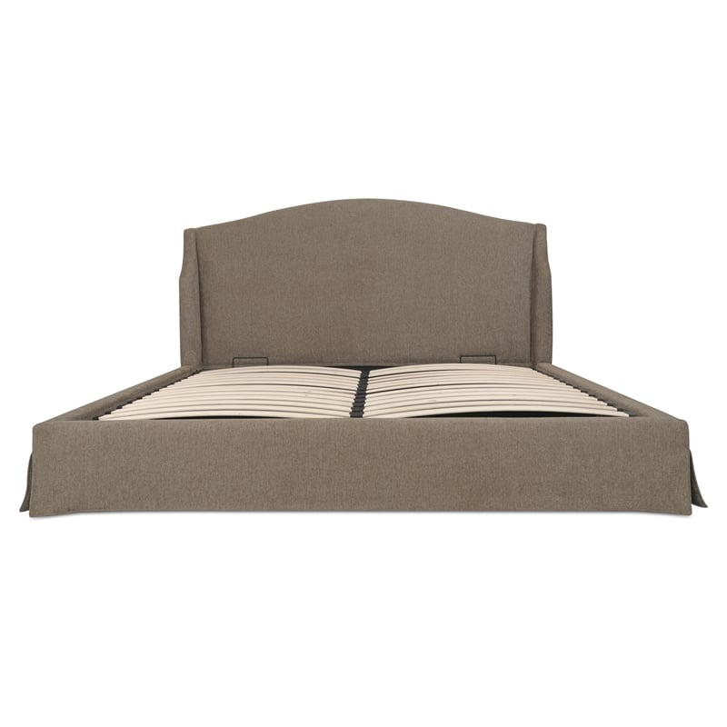 Moe's Home Collection Weston Storage Beds Fabric Brown