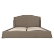 Moe's Home Collection Weston Storage Beds Fabric Brown