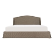 Moe's Home Collection Weston Storage Beds Fabric Brown