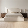 Moe's Home Collection Weston Storage Beds Fabric White