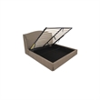 Moe's Home Collection Weston Storage Beds Fabric Brown