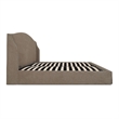Moe's Home Collection Weston Storage Beds Fabric Brown