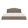 Moe's Home Collection Weston Storage Beds Fabric Brown