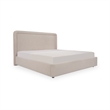 Moe's Home Collection Simon Storage Beds Fabric Beige