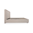 Moe's Home Collection Simon Storage Beds Fabric Beige