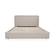 Moe's Home Collection Simon Storage Beds Fabric Beige