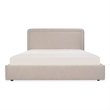 Moe's Home Collection Simon Storage Beds Fabric Beige