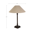 Moe's Home Collection Mayfair Table Lamps Metal Brown