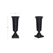 Moe's Home Collection Cassia Vases Metal Black