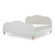 Moe's Home Collection Jacqueline Beds Fabric White
